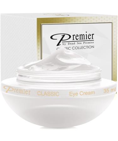 Premier Dead Sea Eye Cream  Age defying  Helps minimize wrinkles  Dark circles  sagging skin  Reduce bags  vitamin A & E  hyaluronic acid  anti-aging  Hypoallergenic  classic collection 1.2fl oz - Buy Online on GoSupps.com