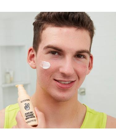PEACE OUT Skincare Repairing Moisturizer | Daily Hydration for Sensitive, Oily, Acne-Prone Skin | Nourishes, Soothes, Balances & Refines | Fragrance-Free (1.7 fl oz) - Buy Online on GoSupps.com