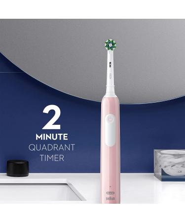 Oral-B Pro Limited Electric Toothbrush (2 Brush Heads) Rechargeable - Pink - Buy Online on GoSupps.com