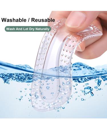 6 Pairs Silicone Clear Heel Grips - Self-Adhesive Anti-Slip Heel Cushions for Women - Prevent Slipping & Rubbing - Comfortable Shoe Inserts - Buy Online on GoSupps.com