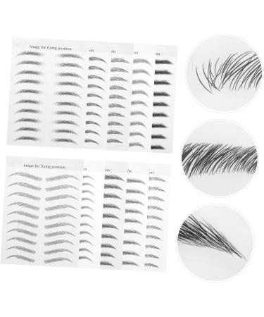 Beavorty 30 sheets D Hair-like Sticker Eyebrow Waterproof Brow Eyebrows Stickers Tattoos Temporary Imitation - Buy Online on GoSupps.com