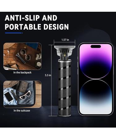 Ufree Hair Trimmer - Cordless Beard Men's Grooming Kit with Guide Combs - Electric T Blade Shaver for Zero Gap Bald Outline Edging (BLACK) - Buy Online on GoSupps.com