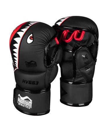 Phantom MMA Gloves APEX | Professional Gloves for Sparring Fight Boxing Freefight Fight Squad - Black S/M