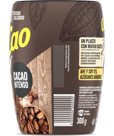 Cola Cao ColaCao Noir Intense taste and 0 added sugars To enjoy hot chocolate in winter 300 g - Buy Online on GoSupps.com