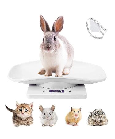 Digital pet scales electronic LCD scales for small animals with measuring tape multifunctional kitchen bathroom weight scale exactly measure (max 10 kg) kitchen scales: max. 10 kg