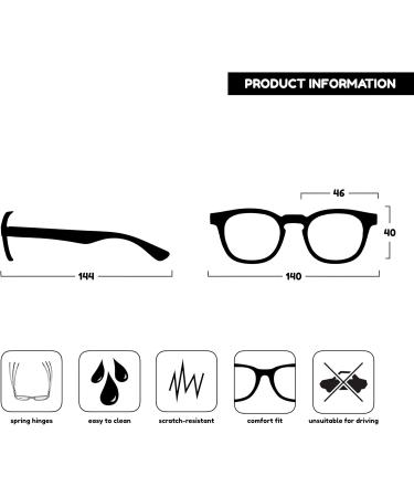 Opulize Ava Long-Distance Glasses - Scratch-Resistant Brown Tortoise Frames for Short-Sightedness | Turquoise Accents | Men's Masters M62 | -1.00 Dioptre - Buy Online on GoSupps.com