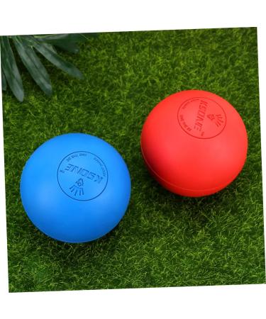 Healeved 6 STK Massage Balls - Lacrosse Balls & Deep Tissue Massage Device for Back Neck Feet & Muscle Relief | Perfect for Yoga & Trigger Point Therapy - Buy Online on GoSupps.com