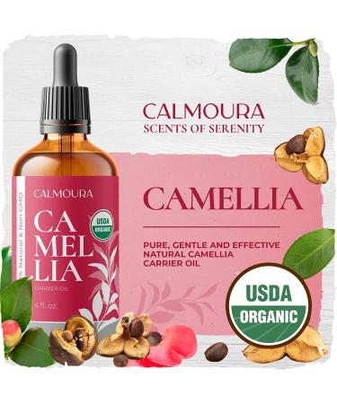 Pure Camellia Seed Oil 118mL Cold Pressed 100% Natural Carrier Oil for Skin & Hair - Buy Online on GoSupps.com