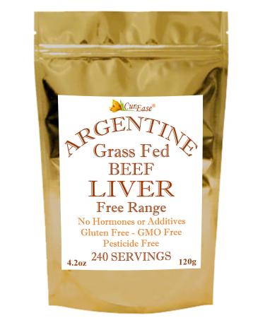 Beef Liver Powder - Argentine Grass Fed - 4.2 oz 240 Servings