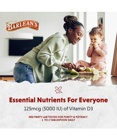 Barlean's Pack of 2 Vitamin D3 Liquid Supplement for Kids and Adults 5000 IU Vitamin D Strawberry Milkshake Non-GMO Gluten and Dairy Free 5.6 oz Each - Buy Online on GoSupps.com