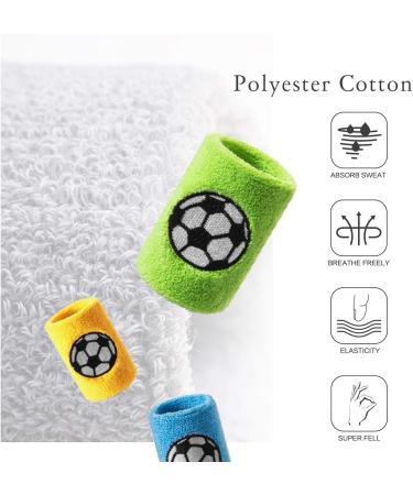 Kesote 10x Welding Band Football Wristbands & 10x Pipe Plastic Whistles - Perfect for Sports & Birthday Parties | 10 Colors Available - Buy Online on GoSupps.com