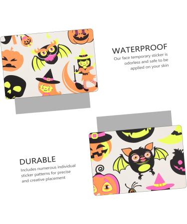 Didiseaon 32 Sheets Halloween Face Lifting Belt Kids Party Decorations Party Sticker Halloween Face Sticker Stickers Fluorescent Face Decals Transfer Paper Grimace Decorate Child - Buy Online on GoSupps.com