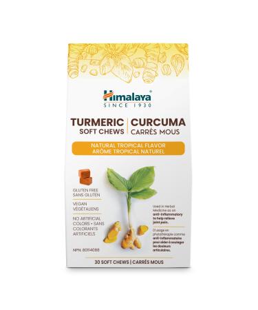 Himalaya Turmeric Chews for Antioxidant And Joint Support 30 Soft Chews 150 mg 2 Chews Daily
