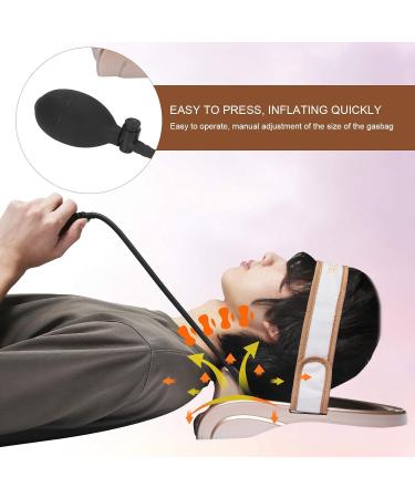 Inflatable Cervical Spine Corrector & Neck Massager - Stretching Pillow for Office Workers - Buy Online on GoSupps.com