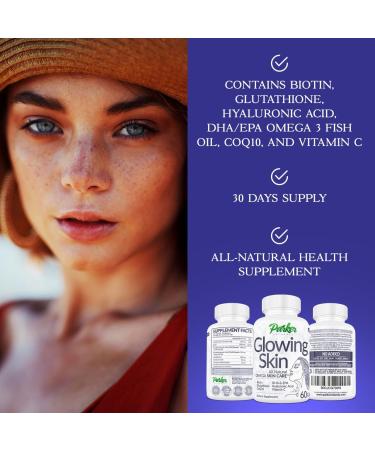 Parker Naturals Organic Elderberry Capsules & Glowing Skin Supplement Bundle, 120 Caps Elderberry with Vitamin C & Zinc and Glutathione & Hyaluronic Acid Supplements - Buy Online on GoSupps.com
