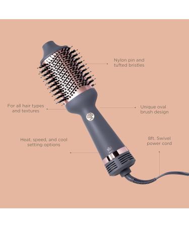 Buy Hairitage Up in The Air Volumizing Brush & Dryer One-Step Styling Tool for Bouncy Hair Ceramic Tourmaline 2 Heat Speeds Cool Option International Shipping Available - Buy Online on GoSupps.com