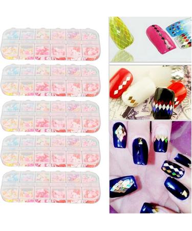 3D Cute Nail Charms Nail Glitter Charm Ornaments Nail Art Decorations Glitter Accessories for DIY Craft Nail Art Design Manicure Decor - Buy Online on GoSupps.com