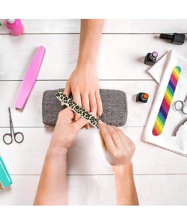 12 PCS Nail File Emery Board Professional Double Sided 100/180 Grit Nail Buffer Colorful Manicure Pedicure Nail Art Tools for Women Girls - Buy Online on GoSupps.com