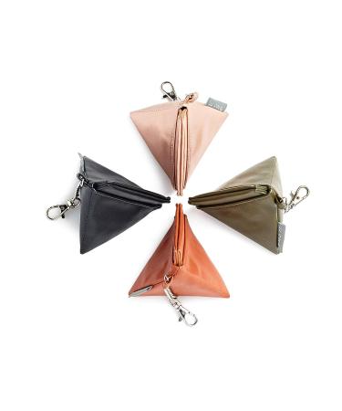 JJ Cole Vegan Leather Pyramid Pacifier Pouch in Rose Gold Metallic - Buy Online on GoSupps.com