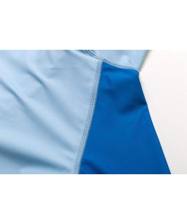 BONVERANO Baby Boys Swimsuit - UPF 50+ Full-Zip Hoodie One Piece Swimwear, 12-18 Months (Blue) - Buy Online on GoSupps.com