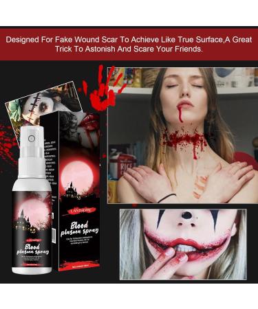 Opilroyn Halloween fake blood Halloween vampire blood spray Halloween fake blood makeup 30ml Halloween plasma spray simulated vampire fake blood zombie R fake blood accessories - Buy Online on GoSupps.com