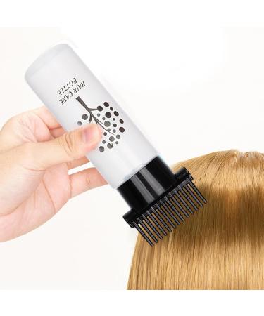 Aizuoni Comb Applicator Bottle - 180ml Hair Oil Comb Applicator Bottle | Hair Dye Bottle Applicator for Hair Dye Water Liquid Oil Comb  - Buy Online on GoSupps.com