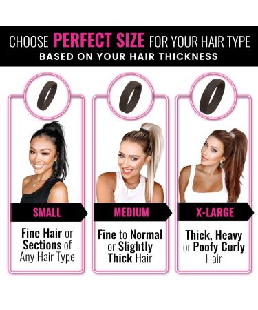 Pony-O Original Sweet Hair Accessories | Revolutionary Ponytail Holder & Hair Tie Alternative for Women - Light Brown - Perfect for Fine Hair - Buy Online on GoSupps.com