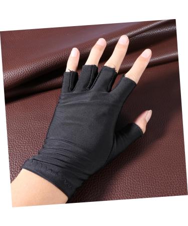 DOITOOL 5 Pair Gloves Uv Shield Glove Anti Uv Glove Manicure Glove Apparel Miss Elastic M Black - Buy Online on GoSupps.com
