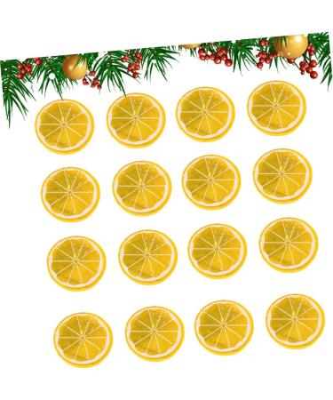 ABOOFAN 50pcs Simulation Lemon Slices Candy Resin Charms Toys Orange Slices Props Plastic Fake Inflatable - Buy Online on GoSupps.com