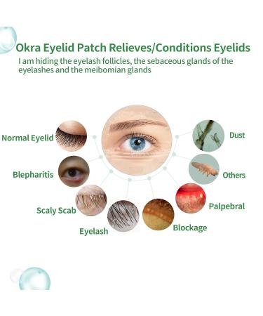 Okra Eye Care Patch - Effective Relief for Itchy Dry Eyes | Hypoallergenic & Soothing | Pack of 14 Individually Wrapped Patches - Buy Online on GoSupps.com