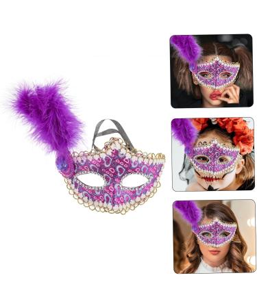 minkissy Masquerade Mask The Mask Party Mask Women Venetian Mask for Women Party Masks for Adults Masquerade Halloween Masks for Adults Women Masquerade Ball Mask Hemming Pvc Child Props - Buy Online on GoSupps.com