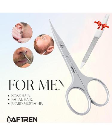 Nail Scissors Daimond Grain Nail File Curved Blade Professional Stainless Steel Toenail Manicure Pedicure Eyebrows Nose Beard Mustache Grooming Cuticle Scissors - Buy Online on GoSupps.com
