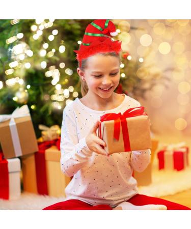 MFUOE 2 Pieces Christmas Elf Headband Mini Hats Headband Novelty Plush Headdress for Christmas Party Holiday Hair Accessories Xmas Favrors Gifts - Buy Online on GoSupps.com
