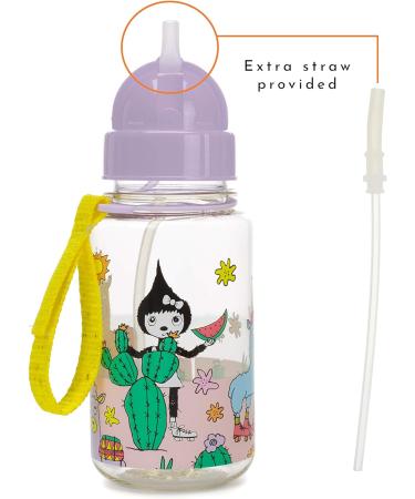 Zip & Zoe Kids Llama Water Bottle - BPA, BPS, and Phthalate-Free Straw Bottle - Buy Online on GoSupps.com