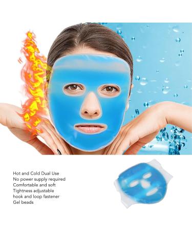 Fyearfly Cooling mask cooling face mask gel beads face mask reduces puffiness migraine reusable warm cold compresses therapy gel mask for sleeping - Buy Online on GoSupps.com