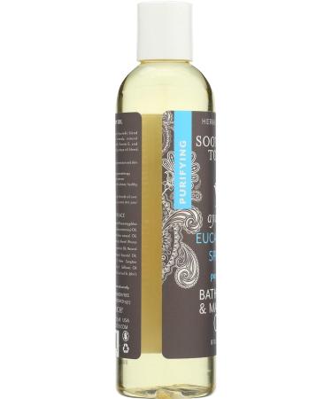 Soothing Touch Eucalyptus Bath & Body Massage Oil 8 oz - Peppermint Rosemary Blend - Buy Online on GoSupps.com