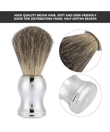 Portable Hair Shaving Brush - Soft Synthetic Wooden Handle Ideal Beard Shaving Tool for Men | International Shipping Available - Buy Online on GoSupps.com