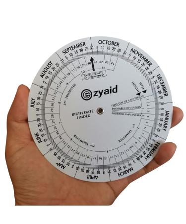 Ezyaid Pregnancy Wheel  OB-GYN Due Date Calculator  Gestational EDC Wheel for Midwives and Health Workers