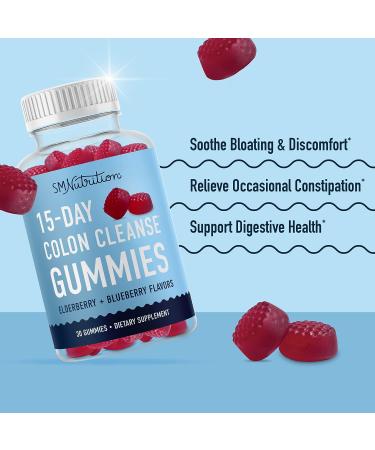 15 Day Colon Cleanse & Detox for Constipation Relief | Fiber & Probiotics for Regularity | Gluten-Free & 3rd-Party Tested - Buy Online on GoSupps.com