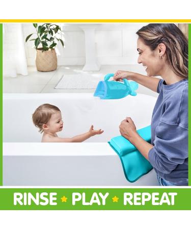 Fish Shampoo Kids Rinse Cup - Tear-Free Baby Rinser | Durable BPA-Free Bath Pail for Kids in Blue - Buy Online on GoSupps.com