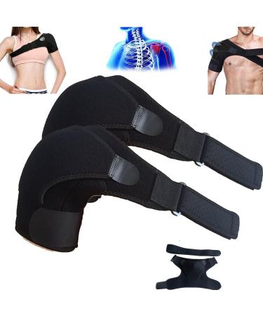 Anaconda Shoulder Brace - Anaconda Anaconda Shoulder Strain Protector Adjustable Shoulder Support Bracket Breathable and Pressurized (2pcs)