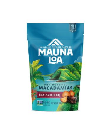 Mauna Loa Dry Roasted Macadamias Kiawe Smoked BBQ 4 oz (113 g)