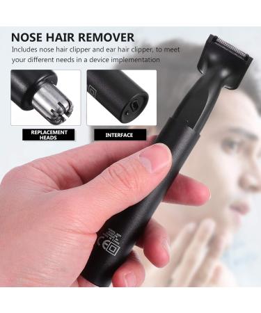 Buy Electric Nose Hair Trimmer Set - Effective Personal Care Tool for Sideburns & Nose Hair Removal | International Shipping Available - Buy Online on GoSupps.com