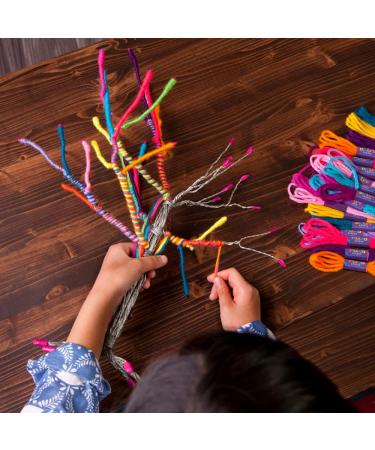 Craft-tastic Yarn Tree Kit - DIY Jewelry Organizer Craft Kit for 18 Tall Tree - Buy Online on GoSupps.com