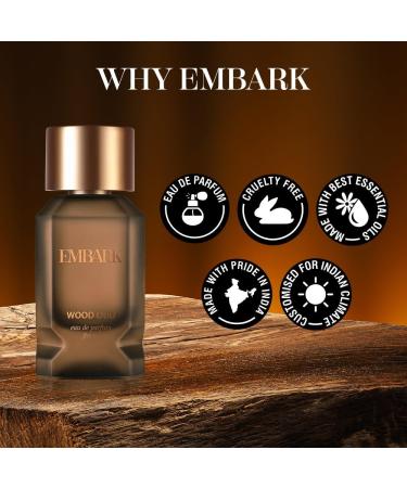 EMBARK OUD Wood Perfume For Unisex | 100ml Premium Oud Liquid Perfume | Long Lasting Fragrance - Buy Online on GoSupps.com