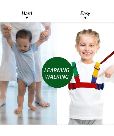 Child Safety Walking Harness & Leash Set - Anti-Lost Toddler Hand Belt for Children - Yellow/Green - Buy Online on GoSupps.com
