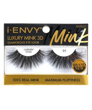Kiss I Envy Luxury Mink 3D 01 Lashes