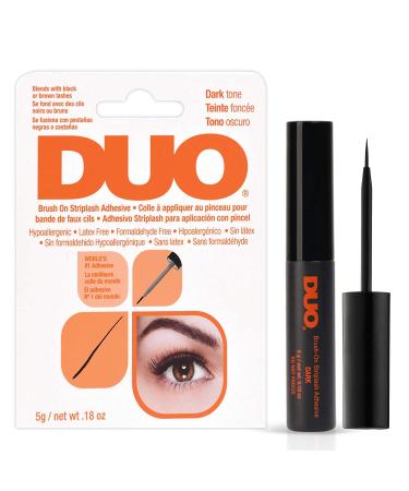 Duo Dark Tone Brush-On Striplash Adhesive 0.18oz (5.3ml) 3-Pack - Buy Online on GoSupps.com