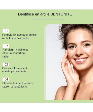 Bentonite Clay Tooth Powder Bentonite Clay Teeth Cleansing Powder Fresh Breath Tooth Powder - Natural Tooth Powder Teeth Whitening Stain Remover  - Buy Online on GoSupps.com