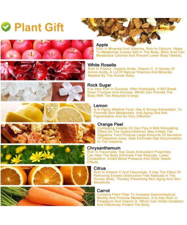 Plant Gift Honey Pomelo Tea Herbal Tea Hibiscus Health Tea White Roselle apple rock sugar carrot orange peel citrus lemon chrysanthemum loose leaf in iced tea and hot tea 70 g25 oz - Buy Online on GoSupps.com